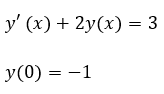 مثال اول حل معادله دیفرانسیل