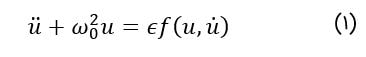 فرم استاندارد معادله دیفرانسیل غیرخطی در روش متوسط گیری