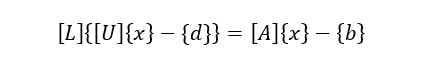 روش تجزیه ال یو برای حل دستگاه معادلات خطی